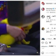 爪先まで黄色に染められた犬（画像は『NBA on ESPN　2022年12月26日付Instagram「They really dyed their dog like Pikachu」』のスクリーンショット）