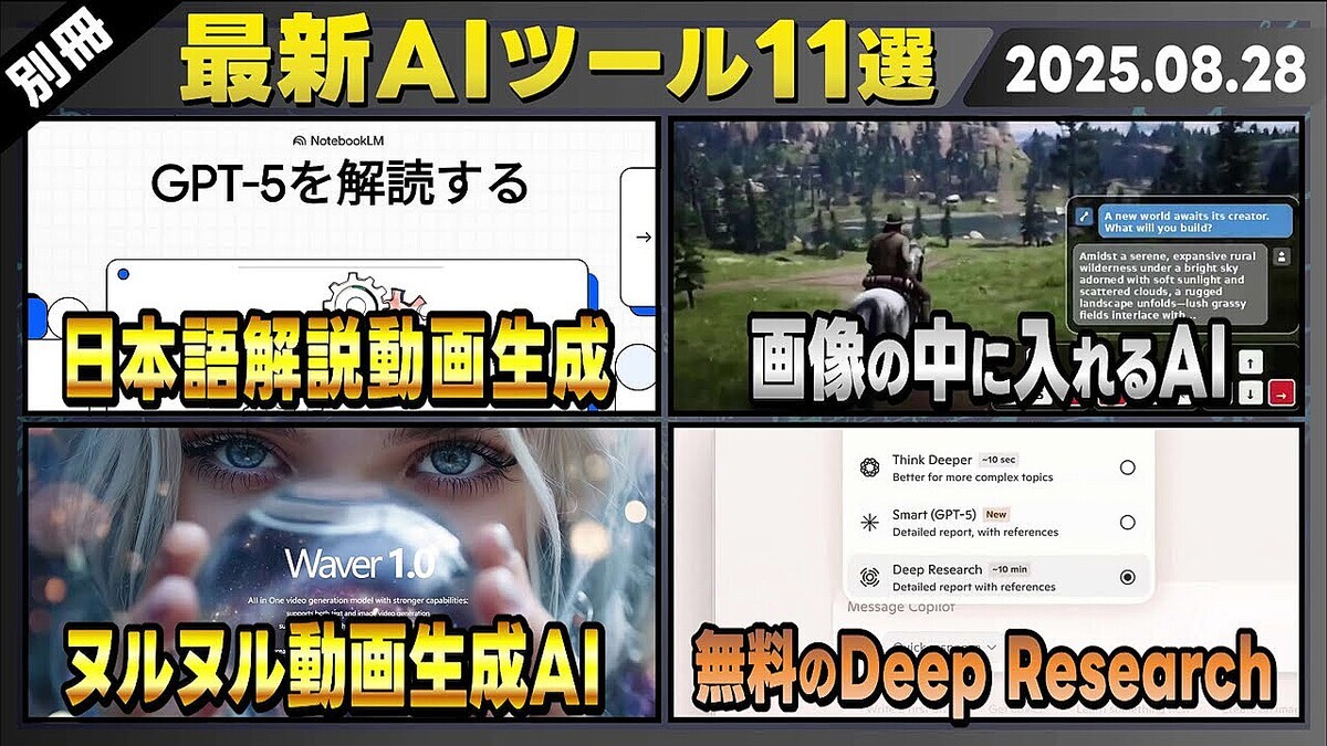 AI��YouTuber���������ܸ����ư������褦�ˤʤä��� ��NotebookLM�פۤ��ǿ�AI��ー��μ��ϤȤϡ�