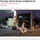 ͩ���POCONG�פ�ʱ�����ܥ��ƥ����ʲ����ϡ�The Jakarta Post��2020ǯ4��2���ա֡�Pocong�� out to keep residents in�ס�Courtesy of/Kesongo Hamlet�ˡ٤Υ����꡼�󥷥�åȡ�
