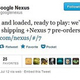 Google��Nexus 7 ���֥�åȤ�ͽ������Ԥ˽вٳ���