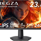 REGZA ゲーミングモニター「RM-G245R」23.8インチ FHD 240Hz 1ms（GTG） HDR10 Fast IPSパネル