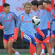 今シリーズでは初戦のウルグアイ戦で先発した前田。写真：金子拓弥（サッカーダイジェスト写真部）