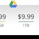 Google �����ȥ졼���������Ͳ�������5ʬ��1��1TB��9.99�ɥ�ء�30TB�ץ�����