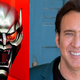 Green Goblin Mask I by Eden, Janine and Jim https://www.flickr.com/photos/edenpictures/48658418053 | Nicolas Cage by Georges Biard, CC BY-SA 3.0 <https://creativecommons.org/licenses/by-sa/3.0>, via Wikimedia Commons