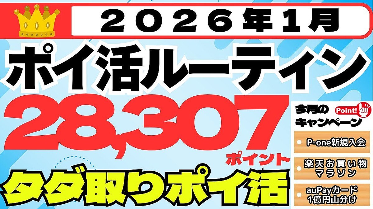 �ݥ����������ͥ뤬��������1����28,307pt�����������ȥ�����ー��άˡ