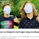 ���ۤ��줿�礭������ޥ����ʲ����ϡ�NOS Jeugdjournaal��2020ǯ6��17���ա�Inwoners van Belgische stad krijgen mega-mondkapje�ס�d_men2708 / Instagram�ˡ٤Υ����꡼�󥷥�åȡ�
