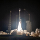 �����ʱ��襻�󥿡������Ǥ��夲��줿��Vega C�ץ����åȡ�Credit: ESA/Avio��