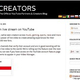 Google��YouTube �Υ饤���ۿ���ǽ��YouTube Live�٤���̥桼�����˳���