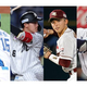 日本ハム・達孝太、ロッテ・西川史礁、楽天・宗山塁、西武・渡部聖弥（左から）【写真：球団提供】