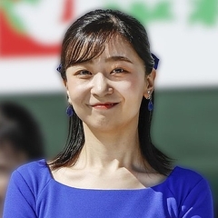 国民スポーツ大会の総合閉会式に出席された佳子さま（10月8日撮影、共同通信社）