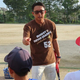 春日部青年会議主催の野球教室で指導する川崎宗則【写真：片倉尚文】