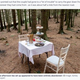 ������˹����ȸ��줿�ơ��֥륻�åȡʲ����ϡ�The Mirror��2021ǯ10��15���ա�Mysterious abandoned afternoon tea with bubbles and cheese discovered in UK woodland�ס�Image: Ashley Cooper�ˡ٤Υ����꡼�󥷥�åȡ�