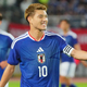 日本代表での競争の厳しさについて語った堂安。(C)SOCCER DIGEST