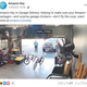 ガレージを開けるとニワトリがお出迎え（画像は『Amazon Key　2022年11月22日付Facebook「Amazon Key In-Garage Delivery: helping to make sure your Amazon packages」』のスクリーンショット）