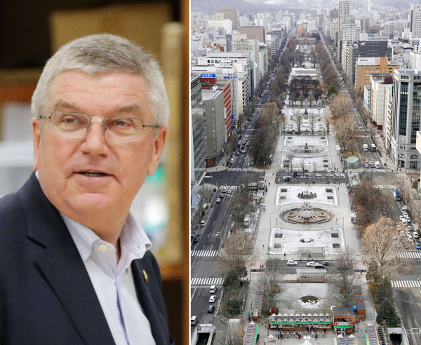 IOC�ΥХåϲ�Ĺ�ʺ��ˤȥޥ饽���ȯ�������Ȥʤ뻥���濴�������̸���ʣá˶�Ʊ�̿���