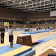 岡村選手に続け　小中学生約300人が丸山杯秋季体操大会で練習の成果競う