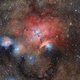 ESO�ʥ衼���å���ŷŷʸ��ˤΡ�VST��VLT�����٥�˾����ˡפǴ�¬�����������ΰ��Sharpless 29�ʥ��㡼�ץ쥹29��Sh 2-29�ˡס�Credit: ESO��