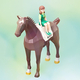 JRAとコップのフチ子がコラボ。「お馬のフチ子」プレミアムフィギュアを東京競馬場で販売