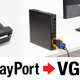 DisplayPort��VGA���Ѵ������ʥ���VGA��˥�����ͭ�����ѤǤ����Ѵ������ץ�