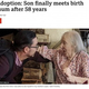 58年ぶりに再会した男性と実の母親（画像は『BBC　2023年2月5日付「Adoption: Son finally meets birth mum after 58 years」（TIMOTHY WELCH）』のスクリーンショット）