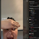 果たしてどんな眉毛に？（画像は『REA　2022年11月29日付TikTok「I put it on with a brush idk how they got like this」』のスクリーンショット）