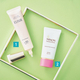 【画像左】エリクシール デーケアレボリューション ブライトニング ＋ ba〈医薬部外品〉SPF50+・PA++++ 35mL（エリクシール）／【画像右】ミノン アミノモイスト エイジングケア デイクリームUV〈医薬部外品〉SPF50+・PA++++ 30g（第一三共ヘルスケア）