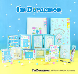 ナカバヤシ、サンリオデザインの「I′m Doraemon」アルバムや木製フレーム、ノートなどを発売