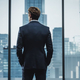 ビジネスマンの背中