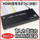 1�Ĥβ��̽��Ϥ����8��Υ�˥����˽��ϤǤ���HDMIʬ�۴�